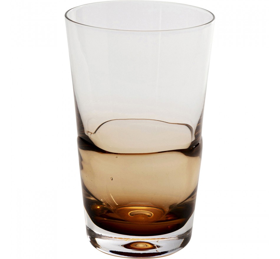 Verres à eau Mimi ambre set de 4 Kare Design Verres à eau Mimi ambre set de 4 Kare Design