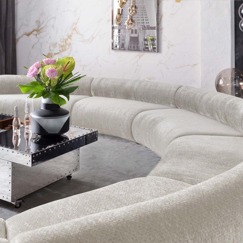 Sofa Ciao 2-Seater cream Kare Design