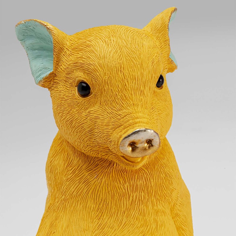 Serre-livres cochons jaunes et violets - Kare Design