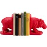 Serre-livres hippopotame rose - Kare Design
