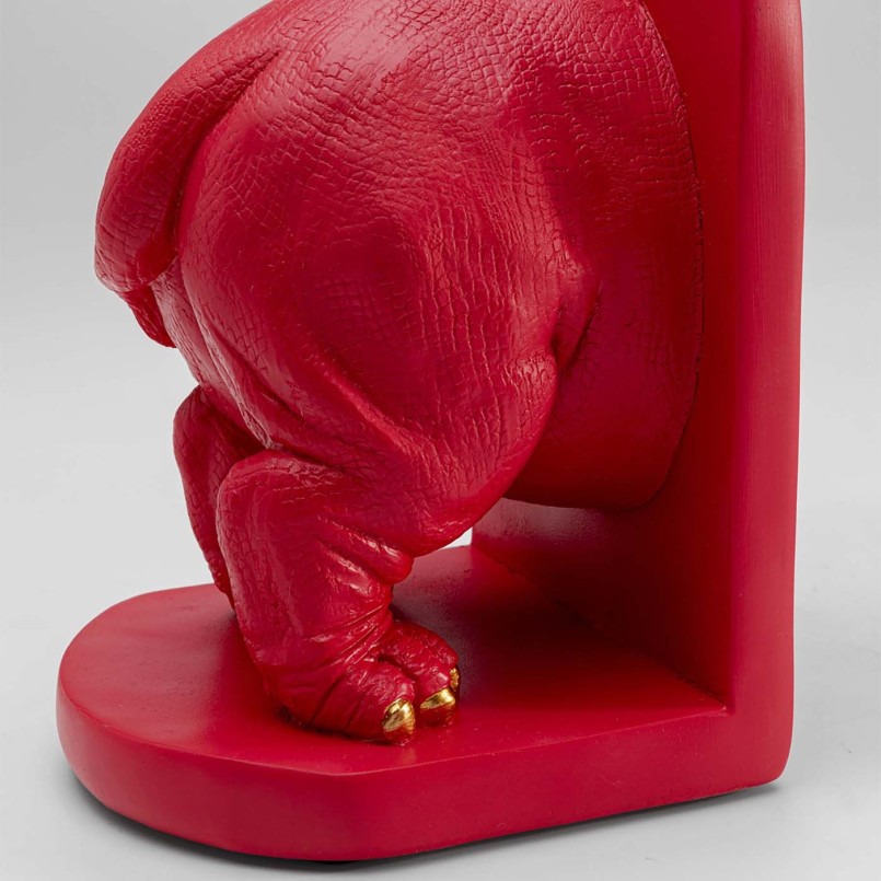 Serre-livres hippopotame rose - Kare Design
