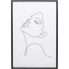 Tableau encadré Drawing Lady 63x93cm