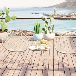 Fauteuil de jardin beige - Acapulco Mono - Kare Design