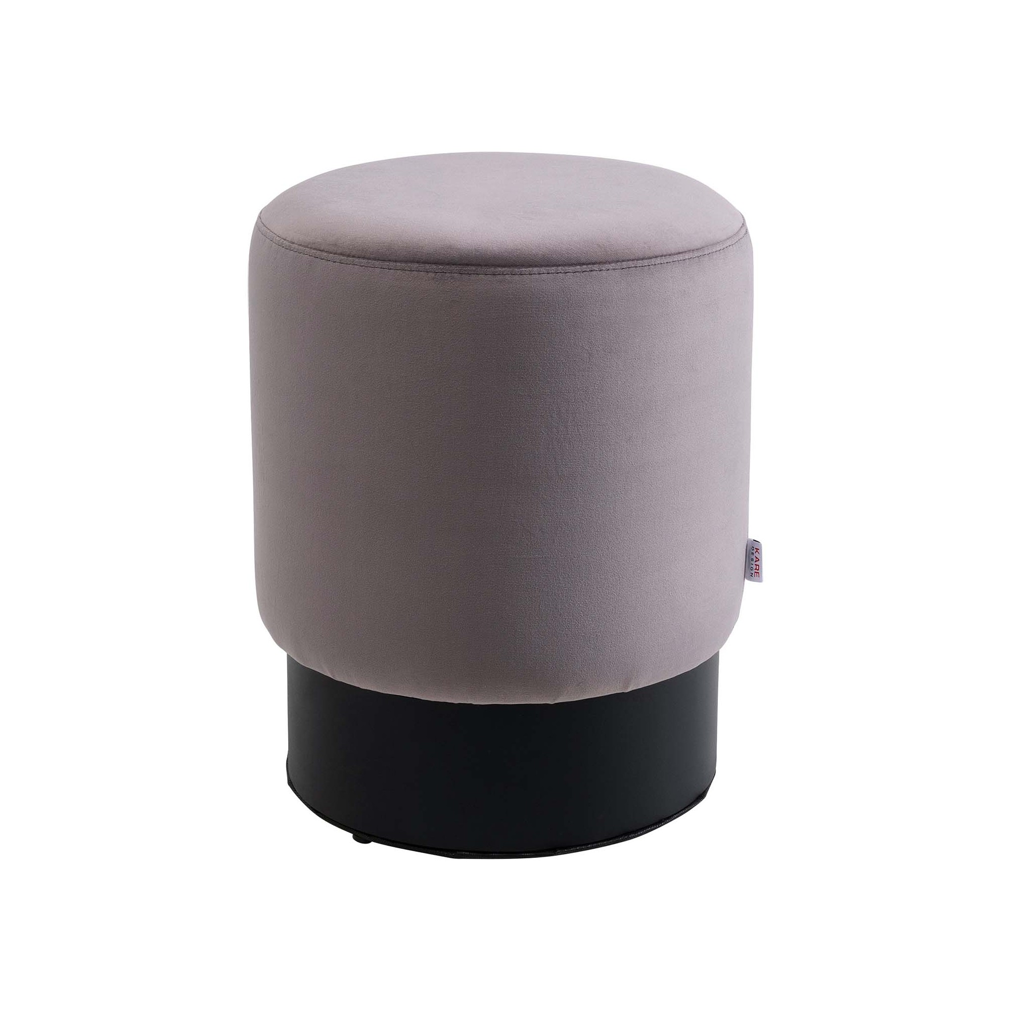Tabouret Cherry Astoria gris et noir Kare Design