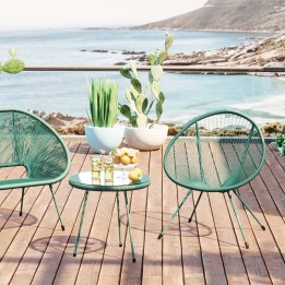 Table d'appoint de jardin verte - Acapulco Mono - Kare Design