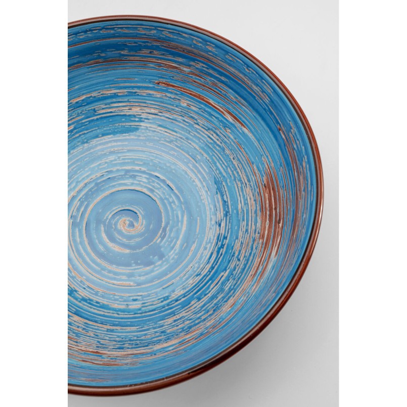 Stoneware bowls set of 4 blue - Swirl Blue - Kare Design