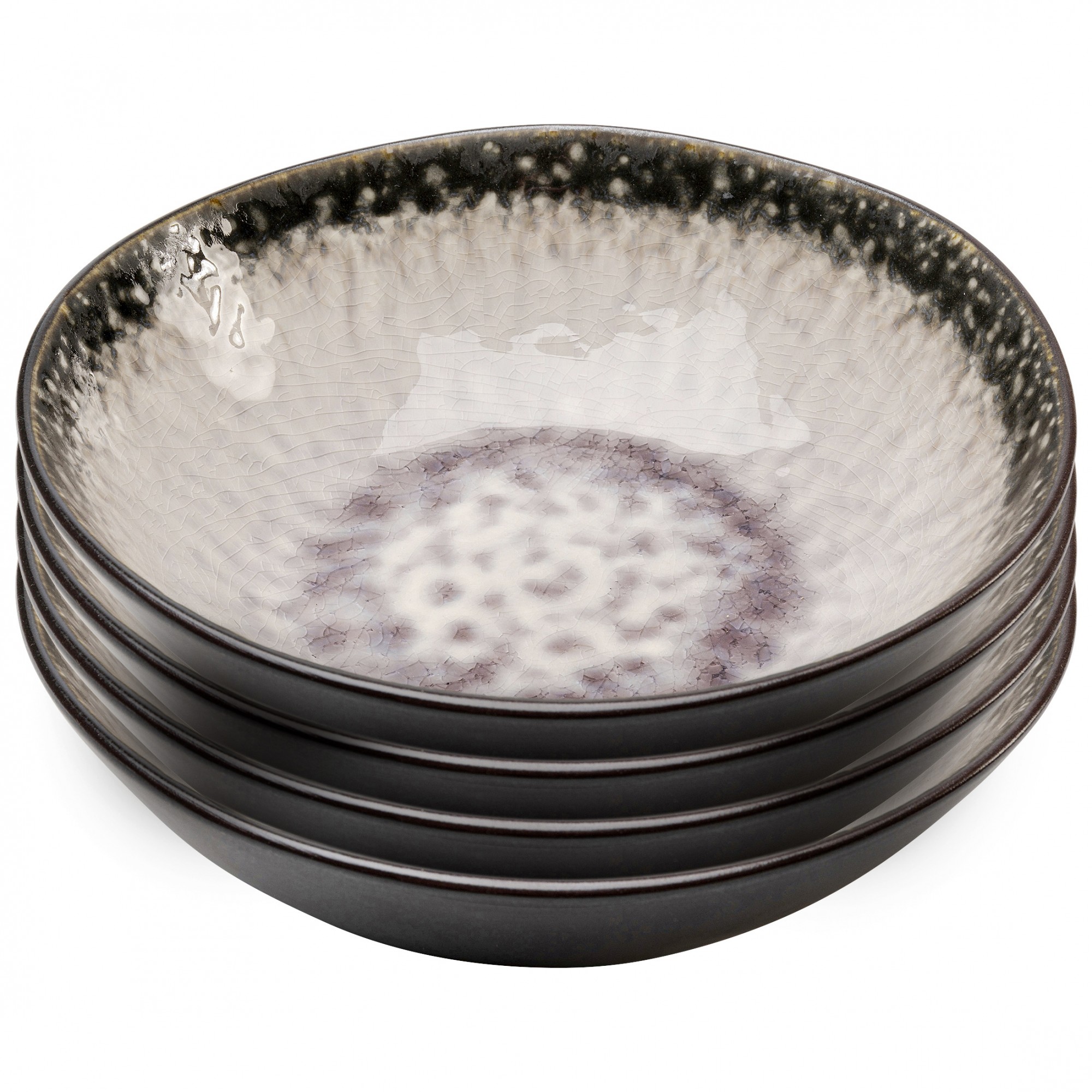 Bols Soho gris 18cm set de 4 Kare Design