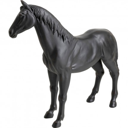 Déco cheval noir XL 82cm Kare Design