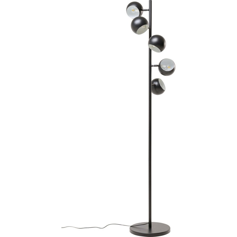 Lampadaire Calotta noir 5 180cm