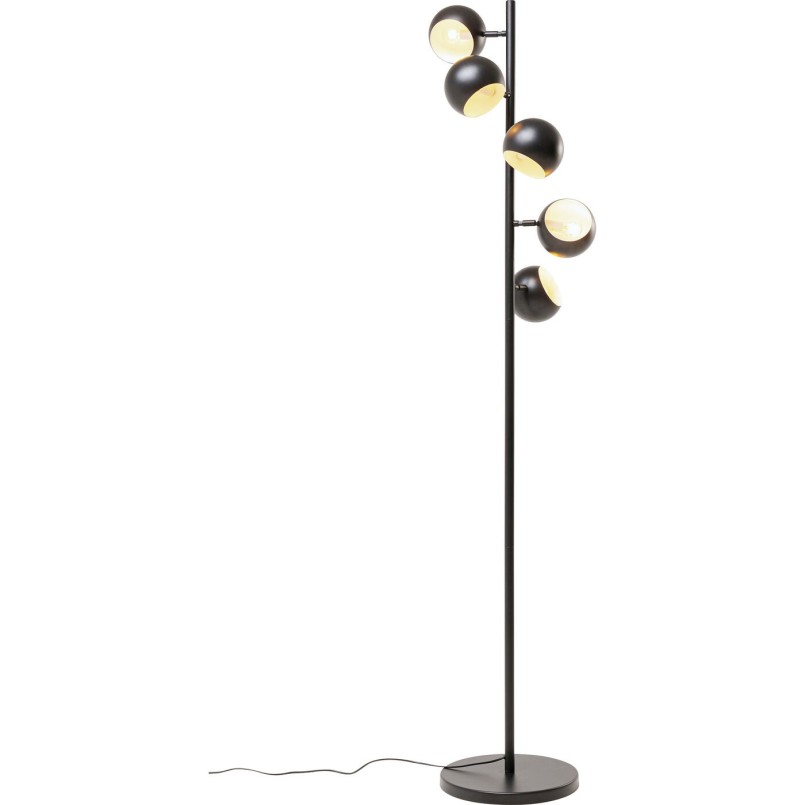 Lampadaire Calotta noir 5 180cm