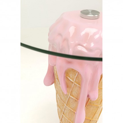 Side Table icecream pink Ø48cm Kare Design