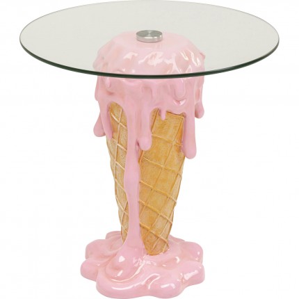 Side Table icecream Ø48cm pink Kare Design