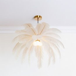 Suspension en plumes blanches - Kare Design