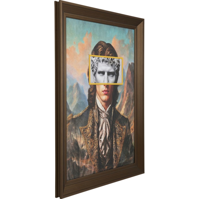 Tableau encadré LED Art Gentleman 80x100cm