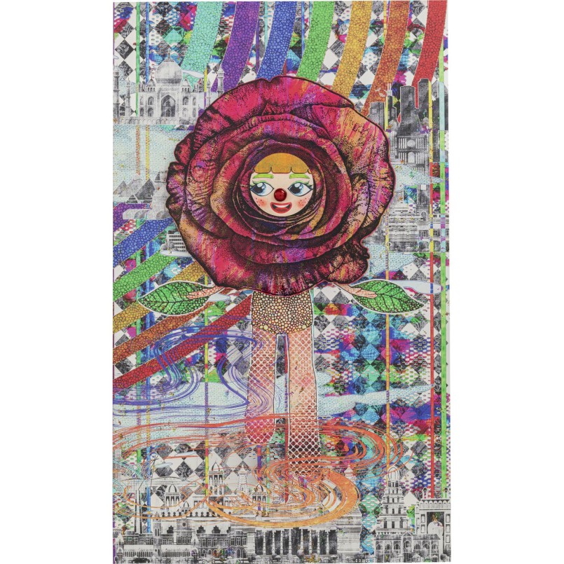 Tableau encadré Blossom Girl 108x180cm