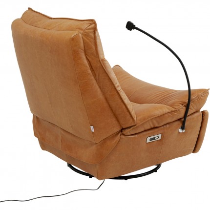 Fauteuil Tilda relax cuir Kare Design