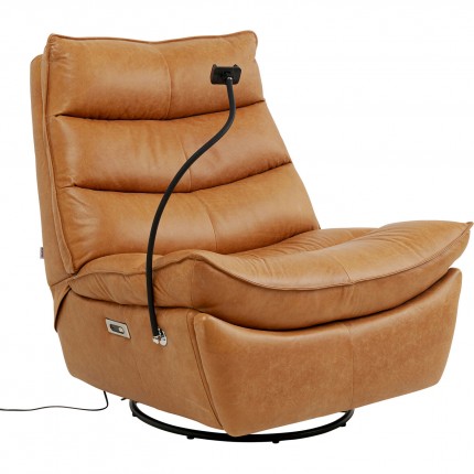 Fauteuil Tilda relax cuir Kare Design