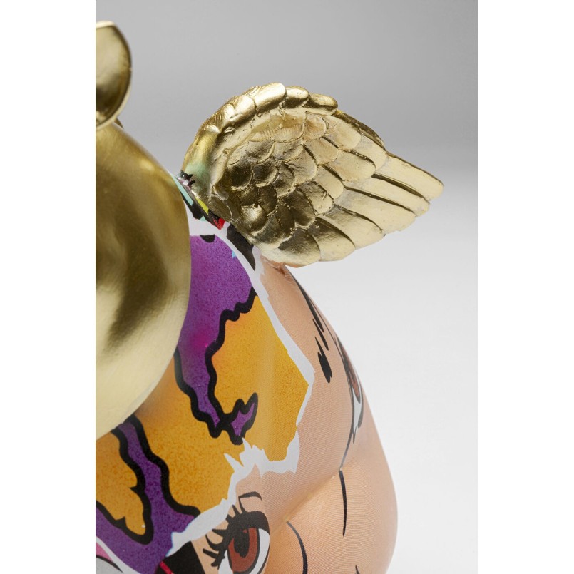 Figurine décorative Graffiti Flying Pig 16cm