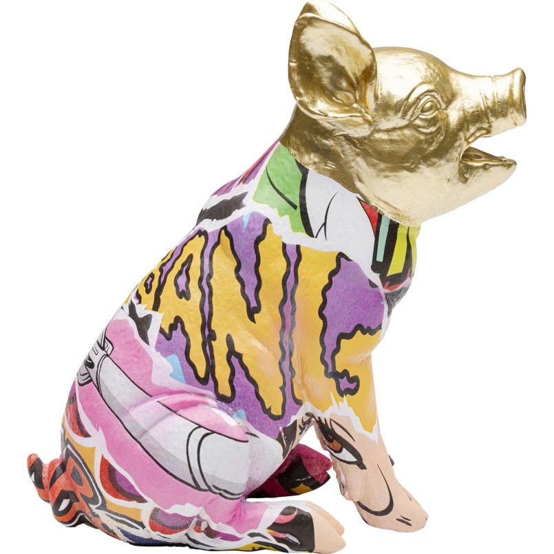 Figurine décorative Graffiti Pig 20cm