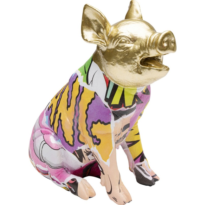 Figurine décorative Graffiti Pig 20cm