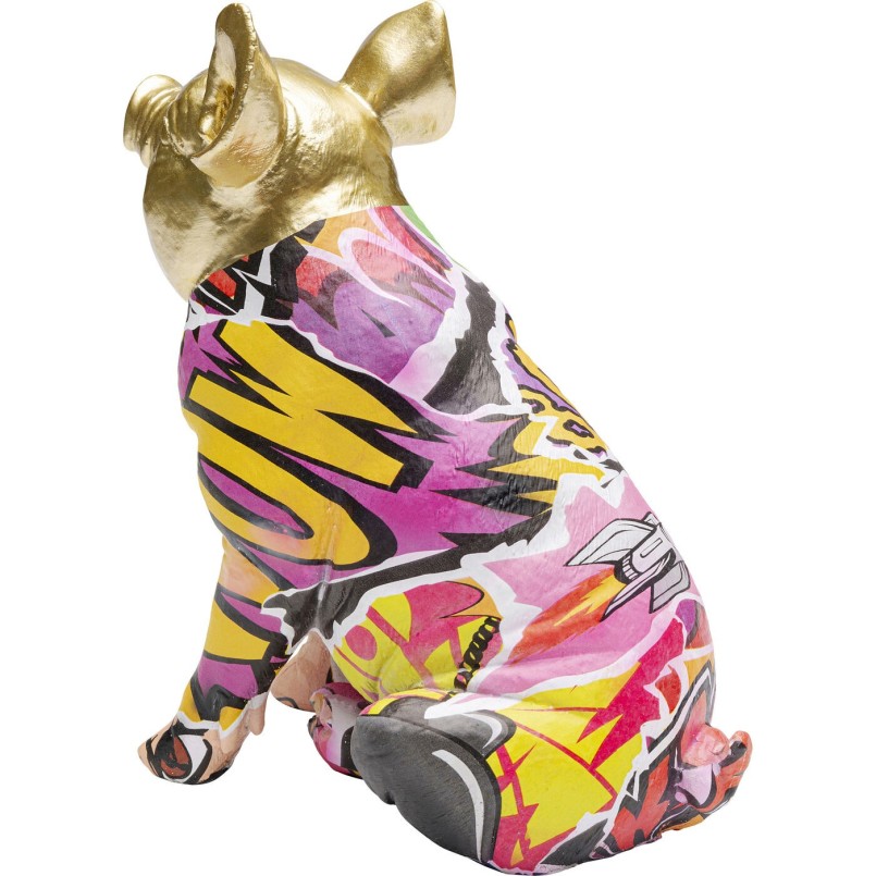 Figurine décorative Graffiti Pig 20cm