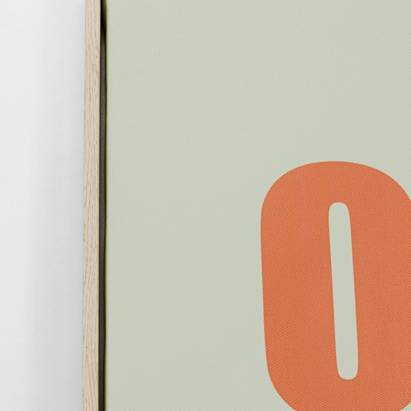 Tableau orange et vert - New Luxury - Kare Design