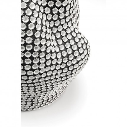 Vase anemone 43cm black and white Kare Design
