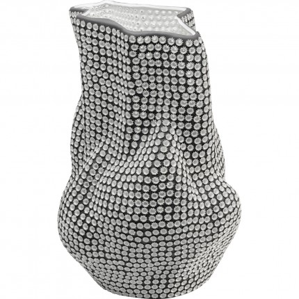 Vase anemone 43cm black and white Kare Design