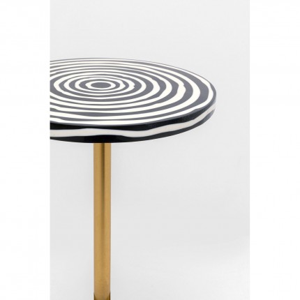 Side Table Domero Swirl Ø25cm gold Kare Design