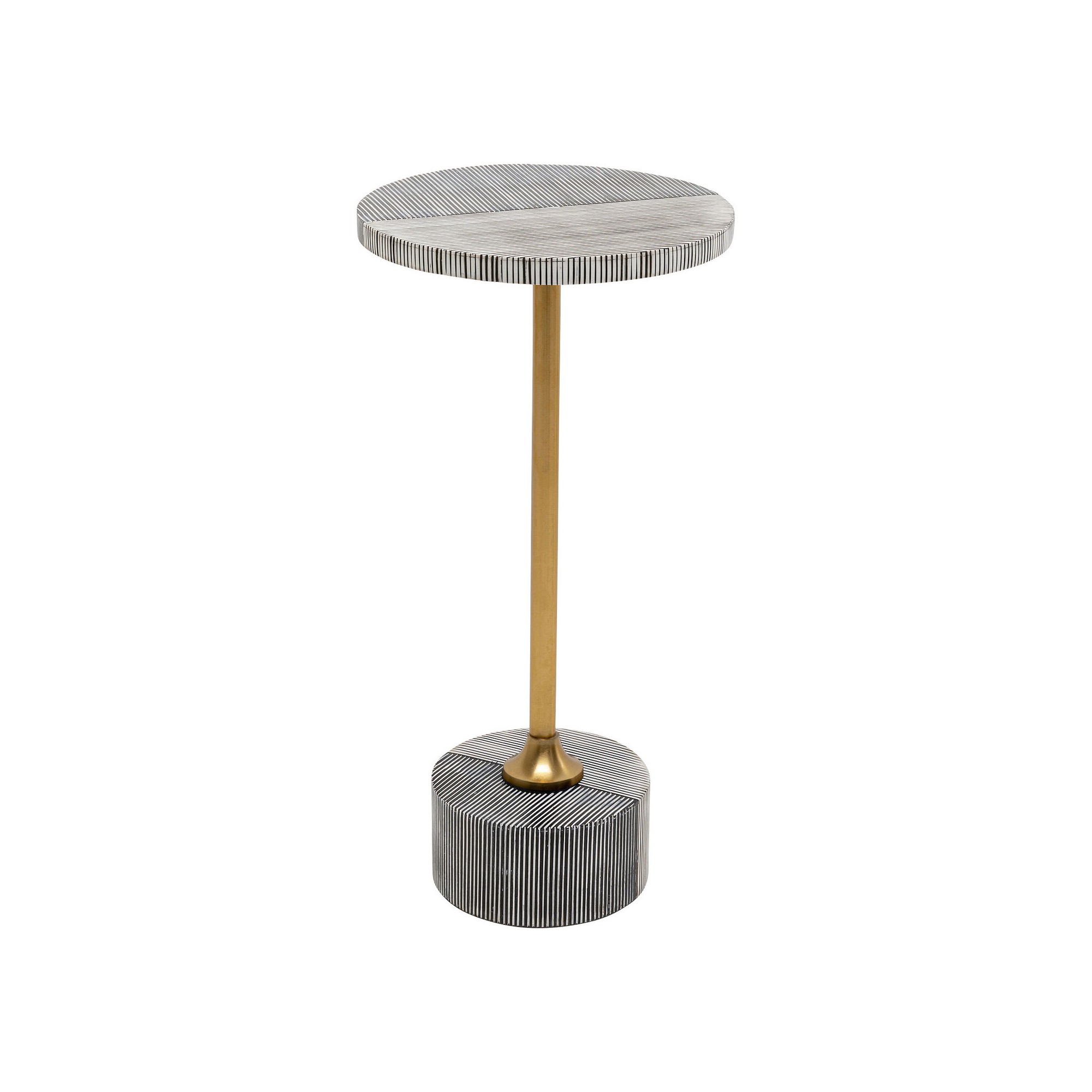 Table d'appoint Domero Double 25cm dorée Kare Design