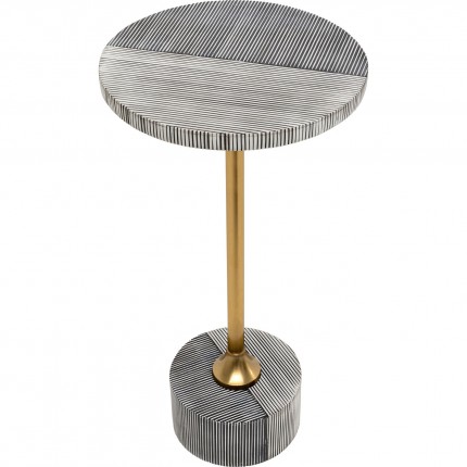 Table d'appoint Domero Double 25cm dorée Kare Design