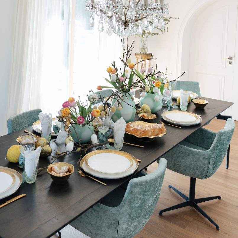 Vase en verre vert et blanc - Punti - Kare Design
