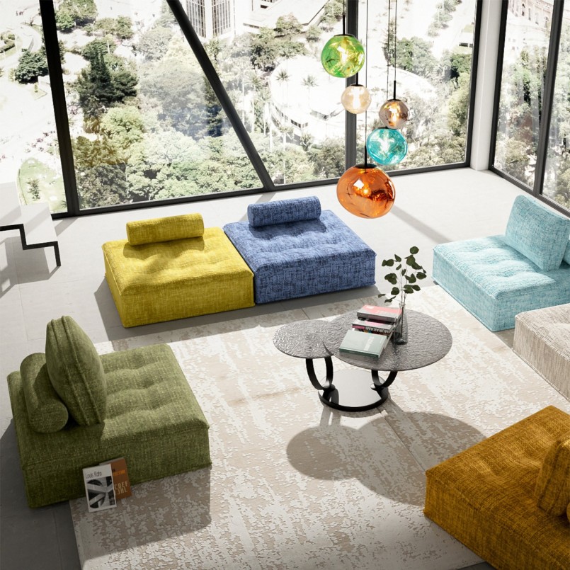 Assise jaune - Portofino - Kare Design