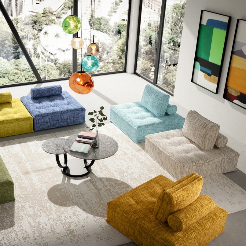 Assise bleu clair - Portofino - Kare Design