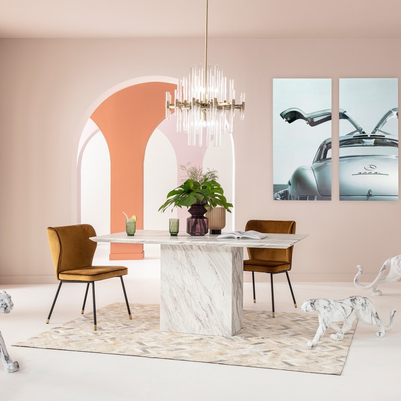Table en marbre blanc - Artistico - Kare Design