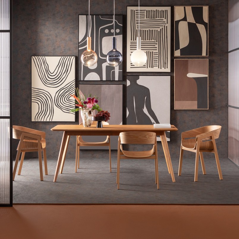 Solid oak table - Memo - Kare Design