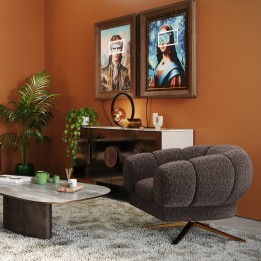 Tableau LED femme sur fond étoilé - Kare Design