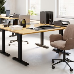Wooden industrial desk - Smart Symphony - Kare Design