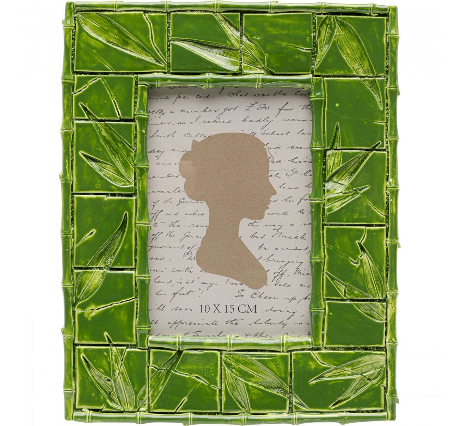 Picture Frame bamboo 19x23cm green Kare Design Picture Frame bamboo 19x23cm green Kare Design