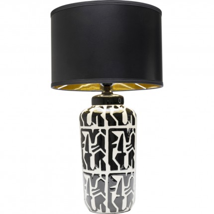 Table Lamp Artistico black and white Kare Design