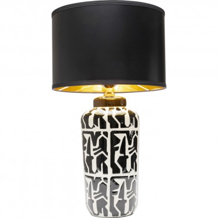 Table Lamp Artistico black and white Kare Design