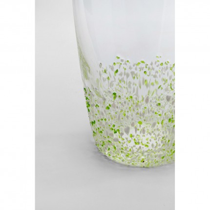 Verres à eau Confetti verts set de 6 Kare Design