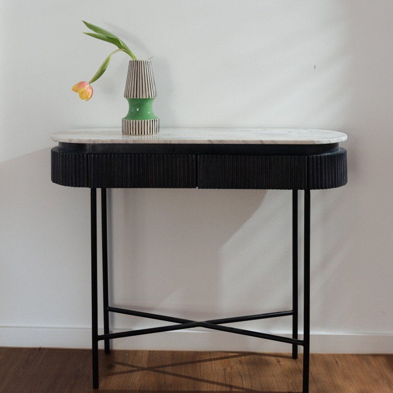 Console rétro en bois - Glenn - Kare Design