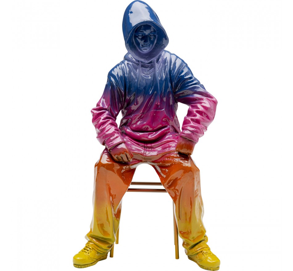 Deco street art boy rainbow Kare Design Deco street art boy rainbow Kare Design