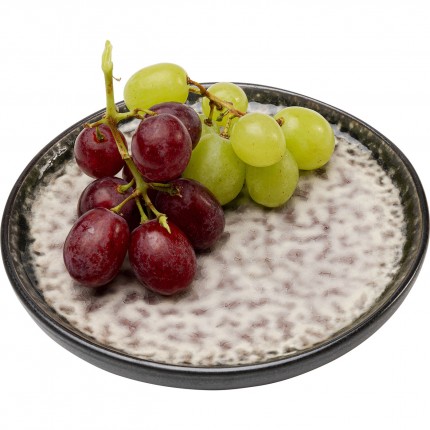Plate Soho grey Ø14cm (4/set) Kare Design