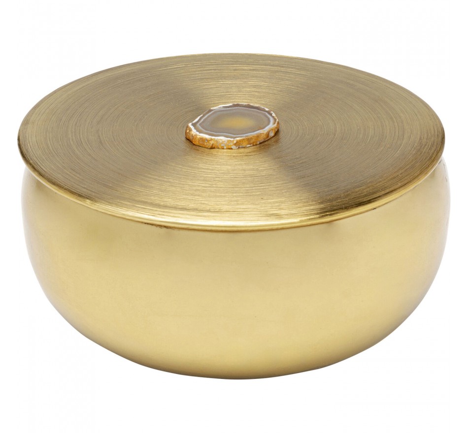 Boîte Shine dorée 16cm Kare Design Boîte Shine dorée 16cm Kare Design