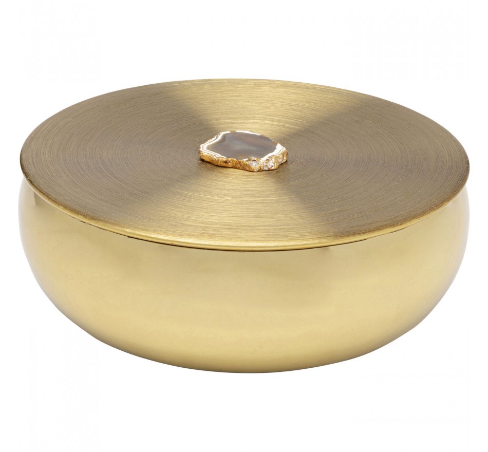 Boîte Shine dorée 24cm Kare Design Boîte Shine dorée 24cm Kare Design