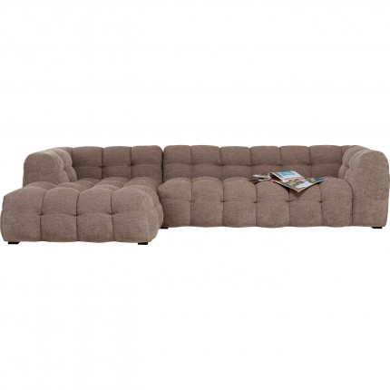Corner Sofa Salamanca XL brown left Kare Design