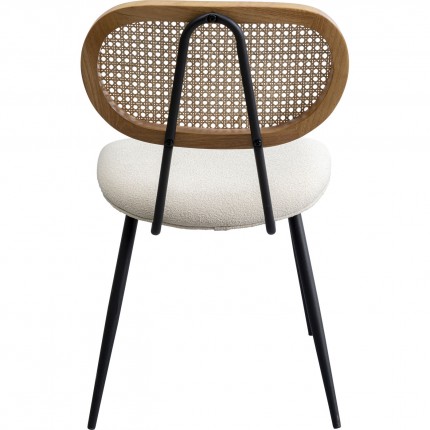 Set table and 2 chairs Bistro Rosali white Kare Design
