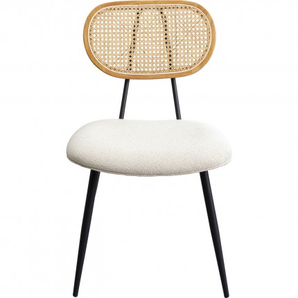 Set table and 2 chairs Bistro Rosali white Kare Design